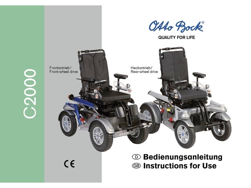 Otto Bock C2000 Manuel utilisateur