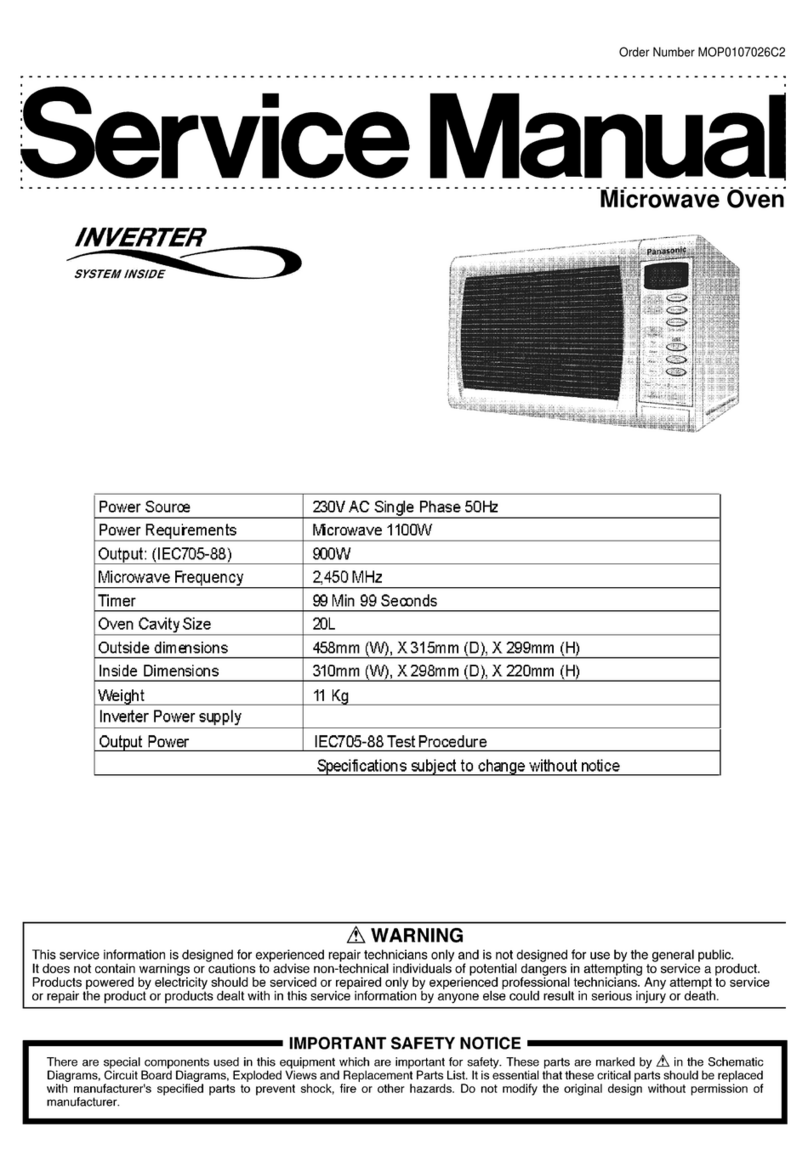 Panasonic NN-T221MB Manuel utilisateur