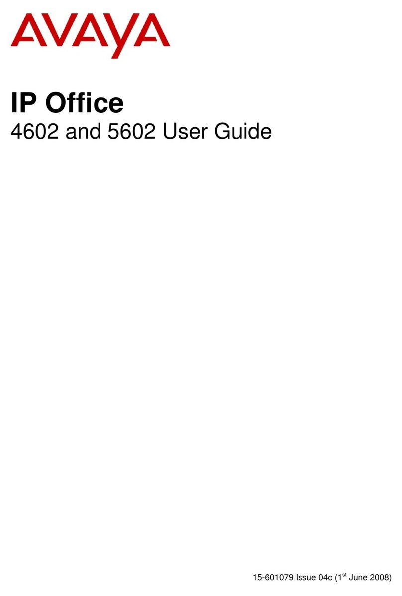 Avaya IP Office 4602 Manuel utilisateur