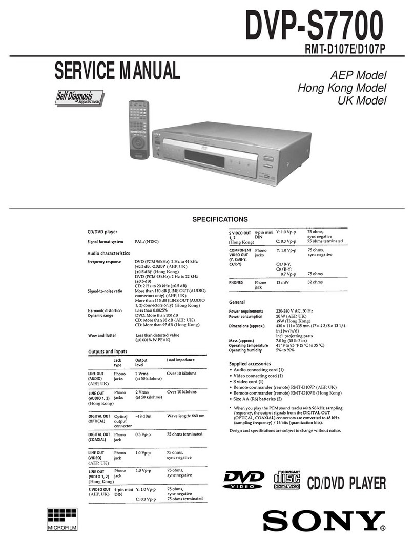 Sony DVP-S7700 Manuel utilisateur