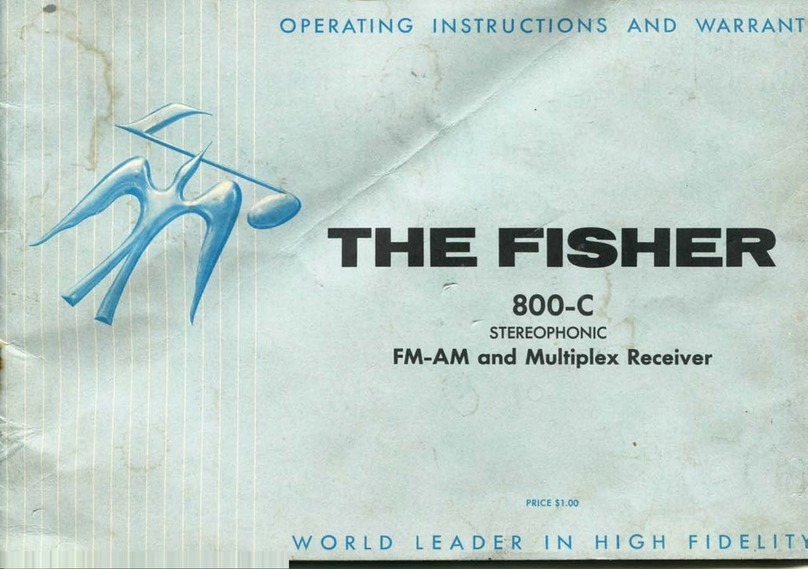 Fisher 800-C Guide d'installation