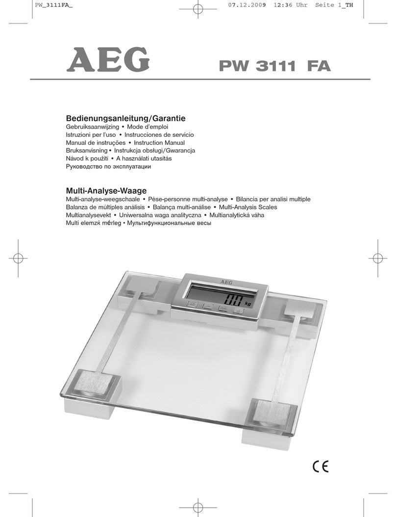 AEG PW 3111 FA Manuel utilisateur