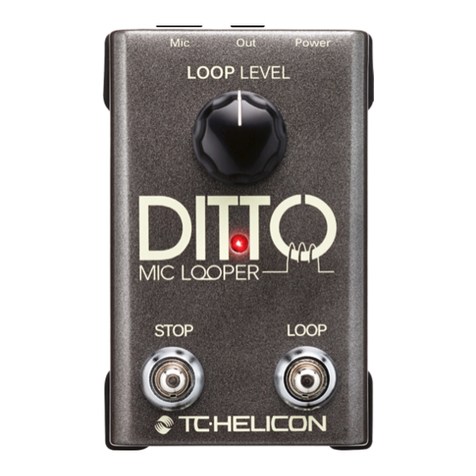 TC-Helicon Ditto Manuel utilisateur