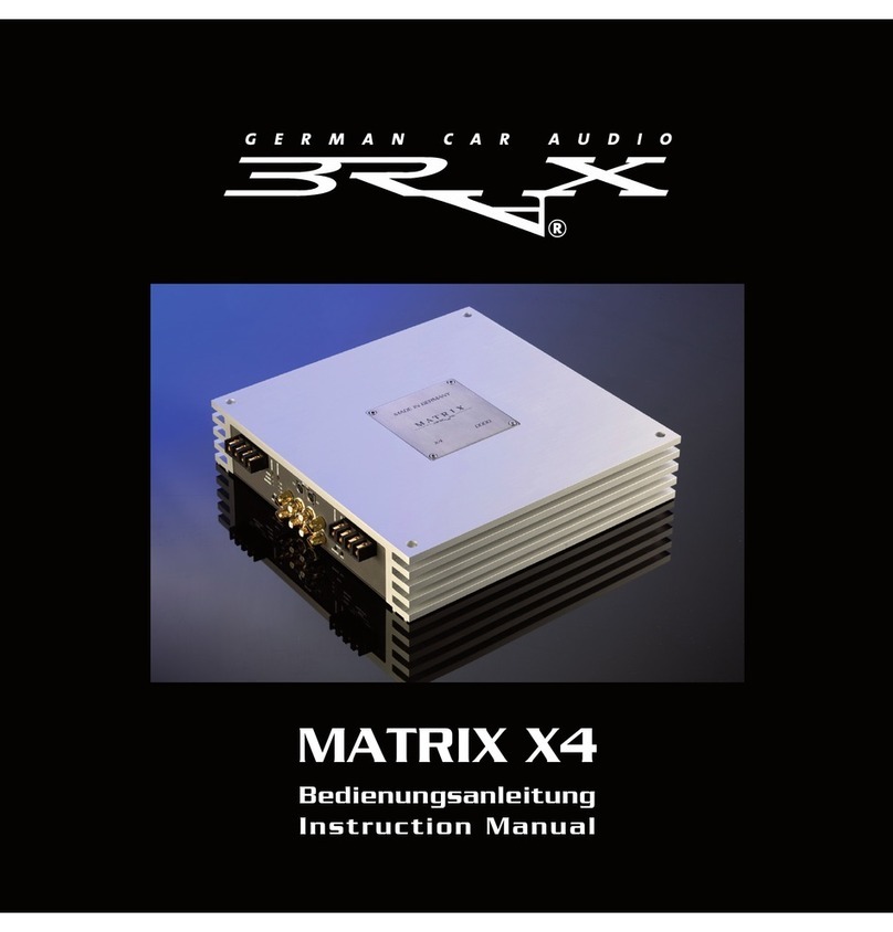 BRAX Matrix X4 Manuel utilisateur