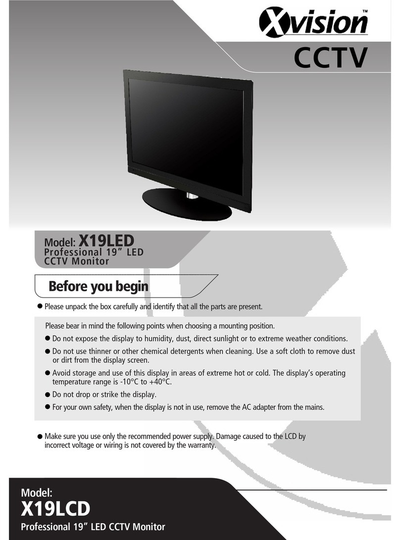 X-Vision X19LED Manuel utilisateur