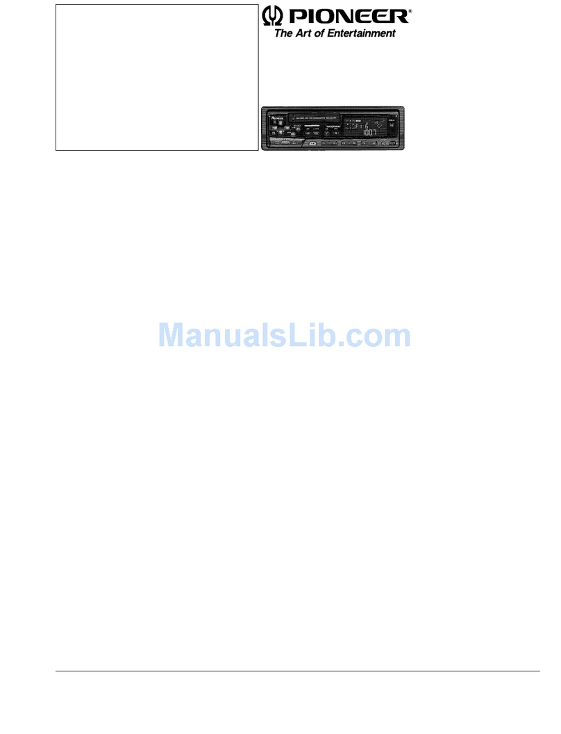 Pioneer KEH-P424 Manuel utilisateur
