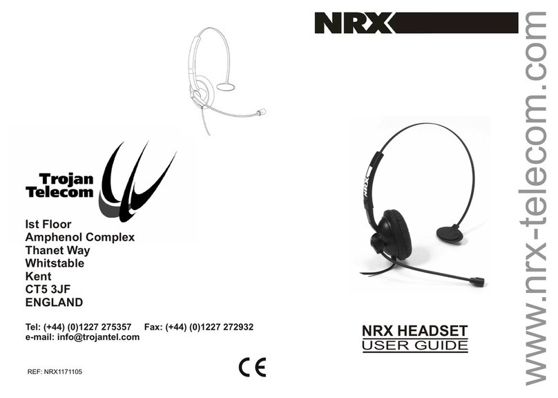 Trojan Telecom NRX Manuel utilisateur