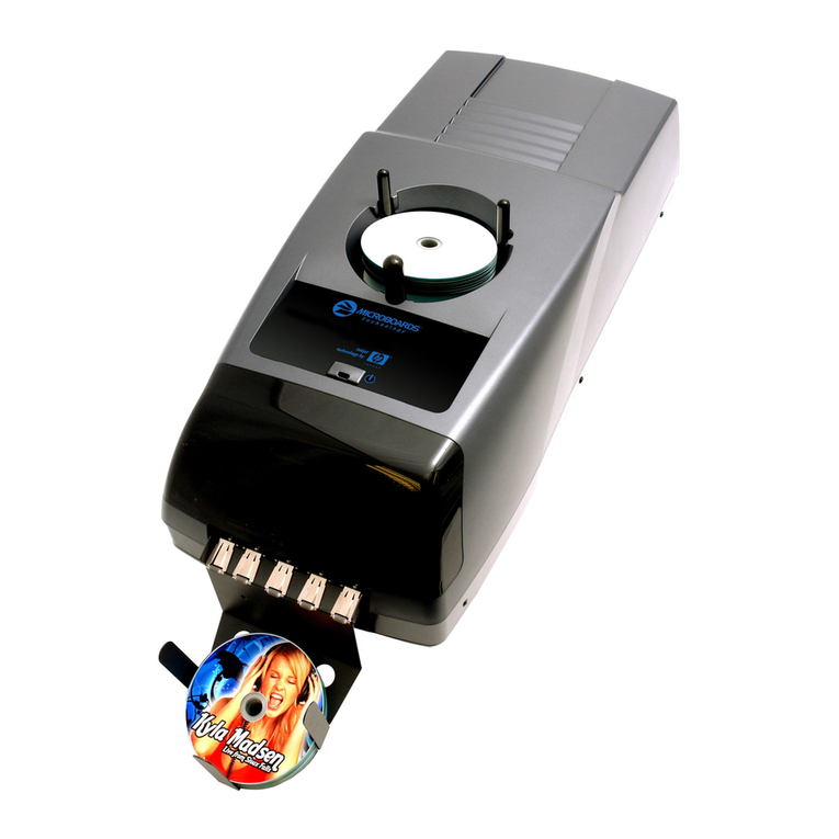 MicroBoards Technology GX Disc Printer Manuel utilisateur