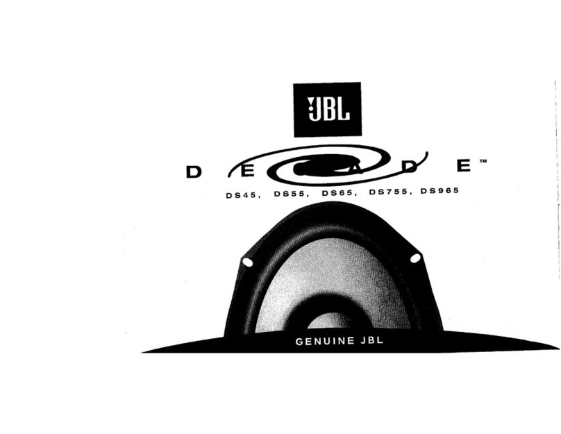 JBL Decade DS45 Manuel utilisateur