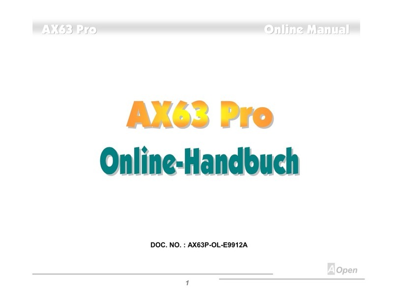 AOpen AX63PRO Guide de configuration