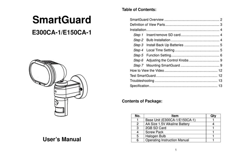 Smartguard E300CA-1 Manuel utilisateur