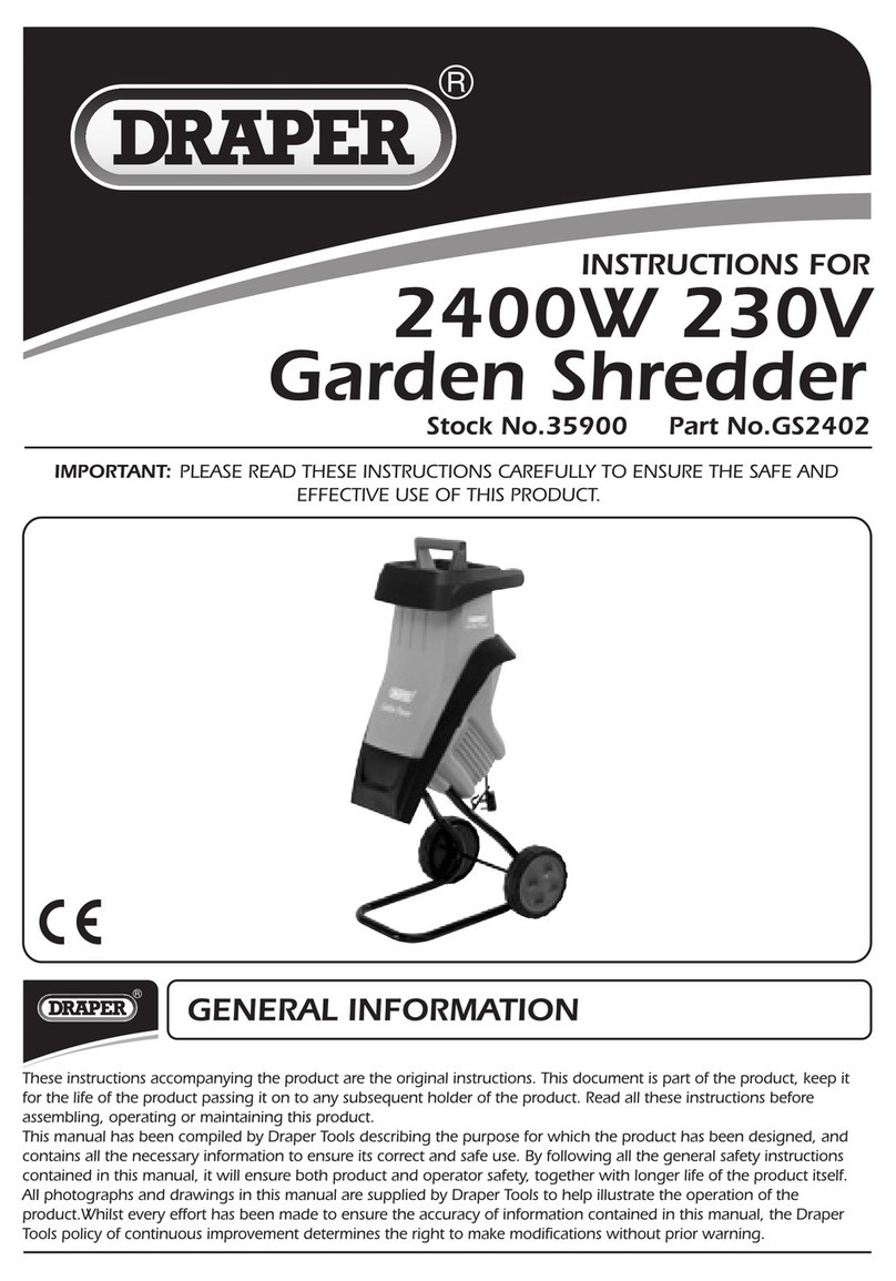 Draper GS2402 Manuel utilisateur