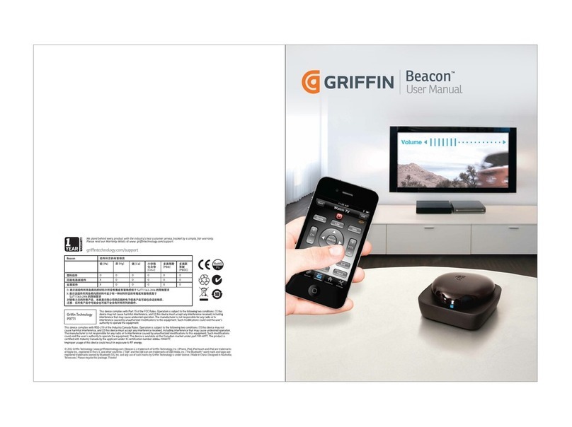 Griffin Technology Beacon Manuel utilisateur