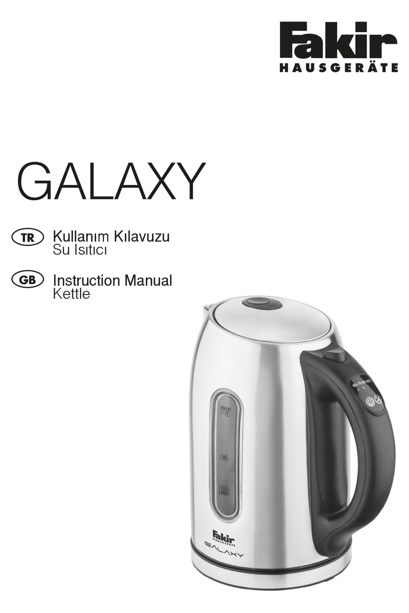 Fakir GALAXY Manuel utilisateur