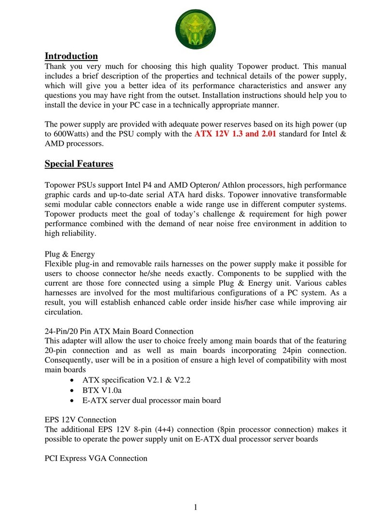 Topower SG Manuel utilisateur