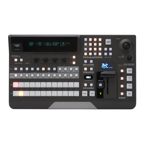 FOR-A HVS-300HS Manuel utilisateur