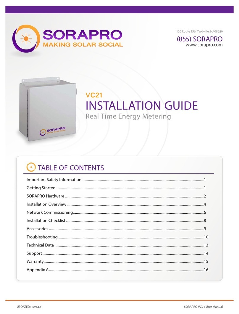 SolarPro VC21 Manuel utilisateur