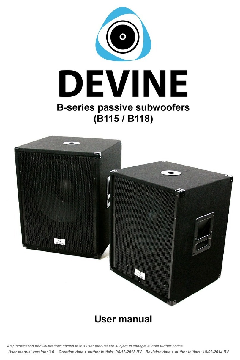 Devine B115 Manuel utilisateur