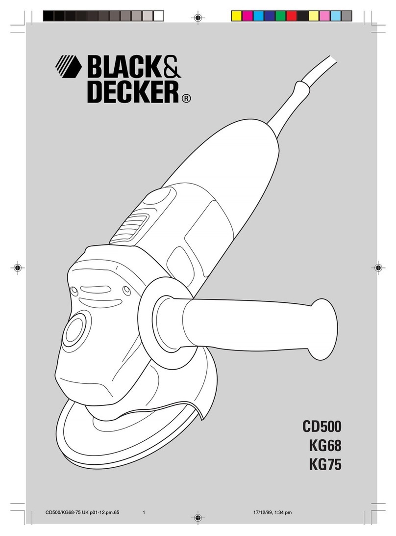 Black & Decker CD500 Manuel utilisateur Black & Decker CD500 Manuel utilisateur