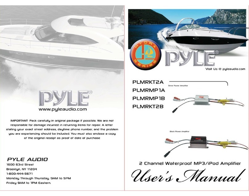 PYLE Audio PLMRKT2A Manuel utilisateur