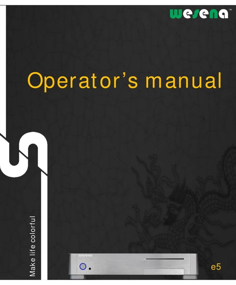 Wesena e5 Manuel utilisateur