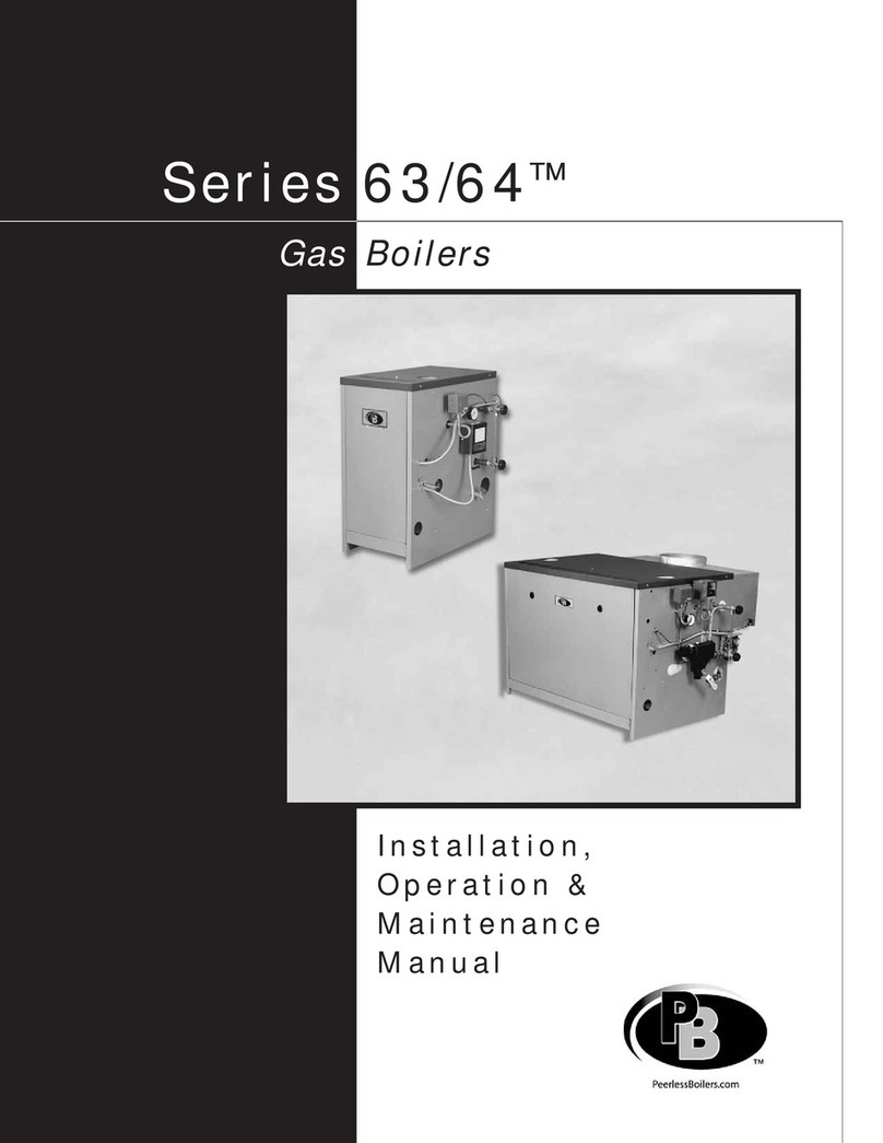 PeerlessBoilers 63 Series Manuel d'instructions