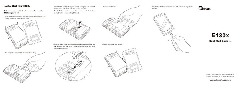 Winmate E430x Manuel utilisateur