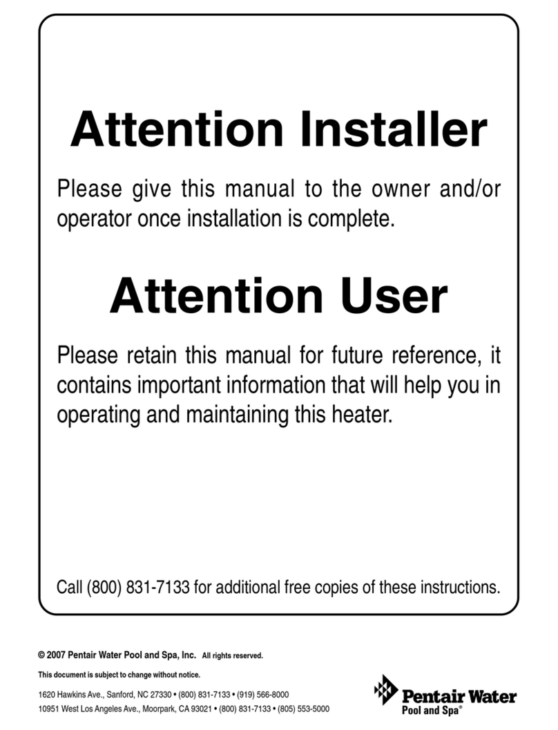 Pentair MiniMax 75 Manuel utilisateur