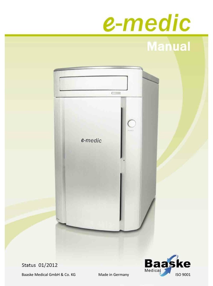 baaske e-medic Manuel utilisateur