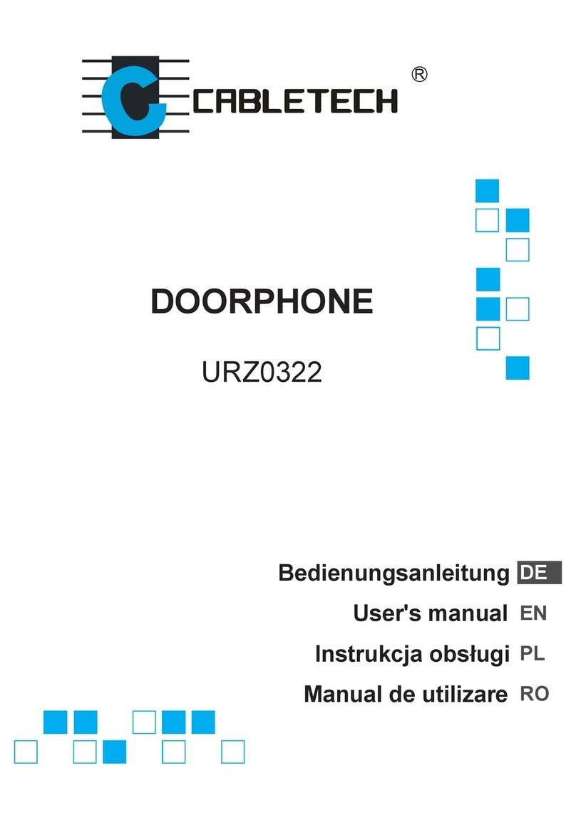Cabletech URZ0322 Manuel utilisateur