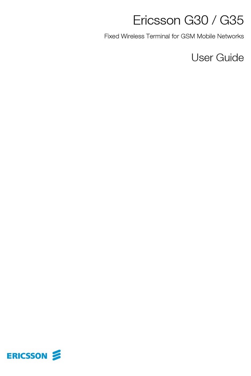Ericsson G30 Manuel utilisateur