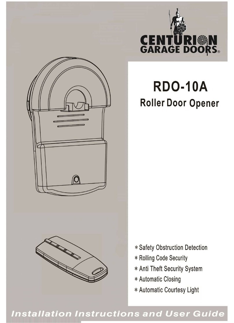 Centurion RDO-10A Instructions de montage