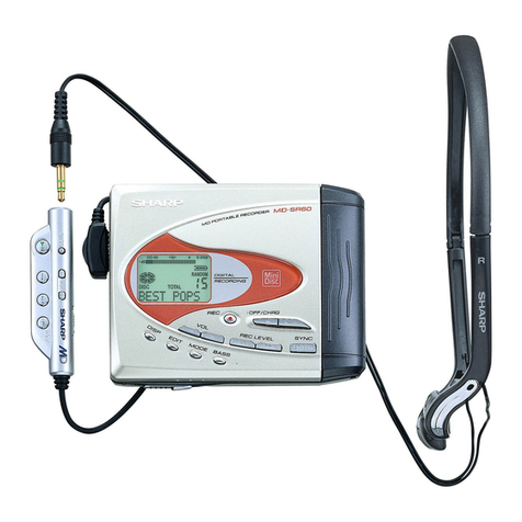 Sharp MD-SR60 Manuel utilisateur
