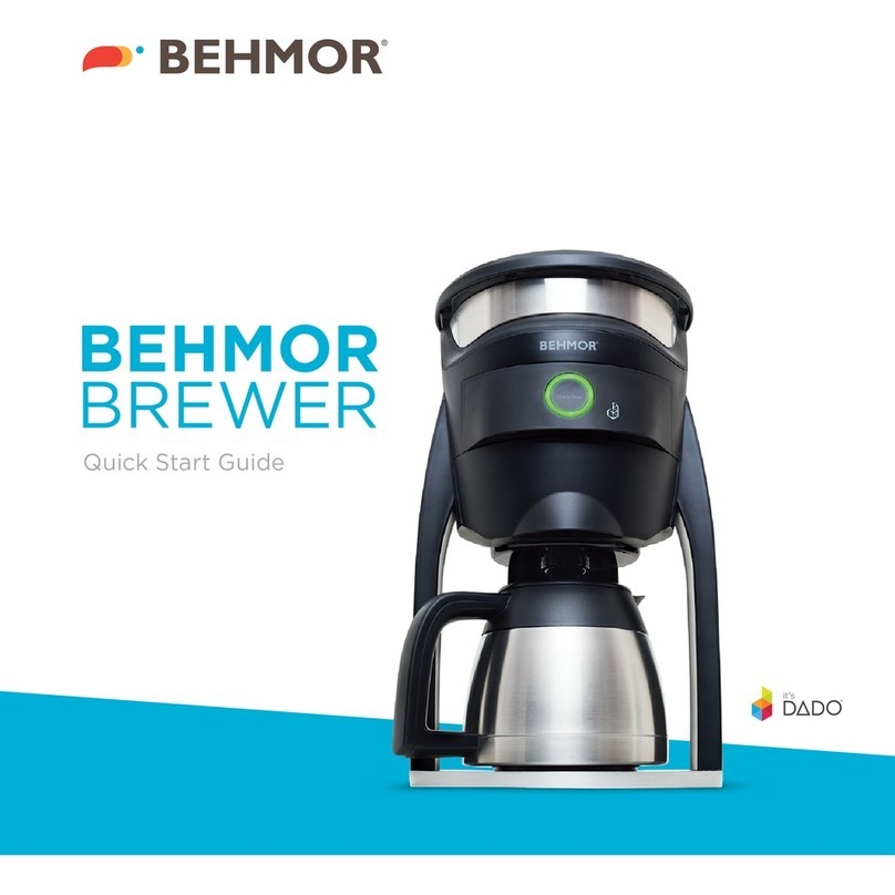 Behmor Brewer Manuel utilisateur