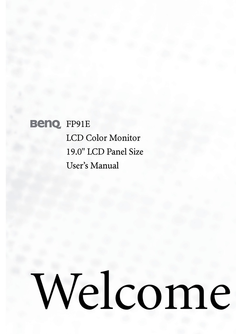 BenQ FP91E Manuel utilisateur