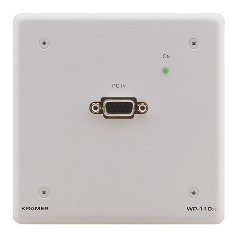 Kramer WP-110xl Manuel utilisateur