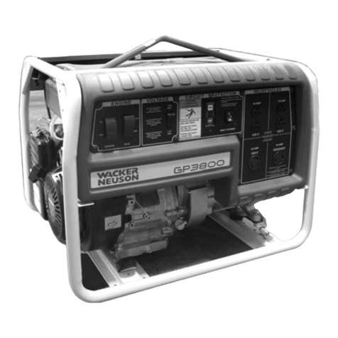 Wacker Neuson GP 3800A Manuel utilisateur