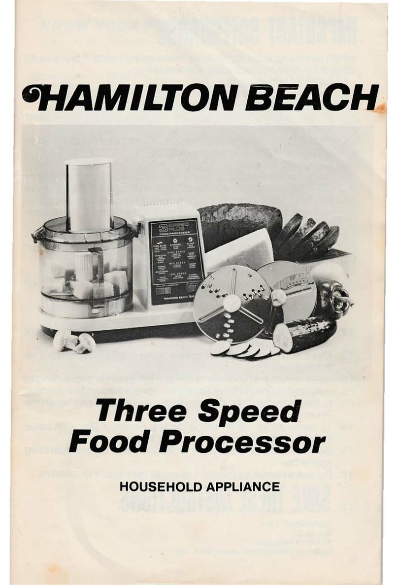 Hamilton Beach 773 Manuel utilisateur