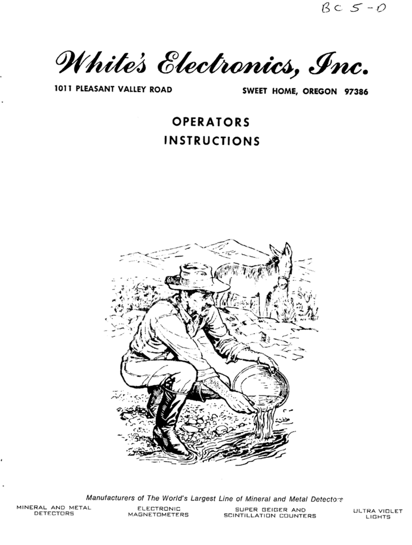 Whites Beachcomber 5 Caractéristiques techniques