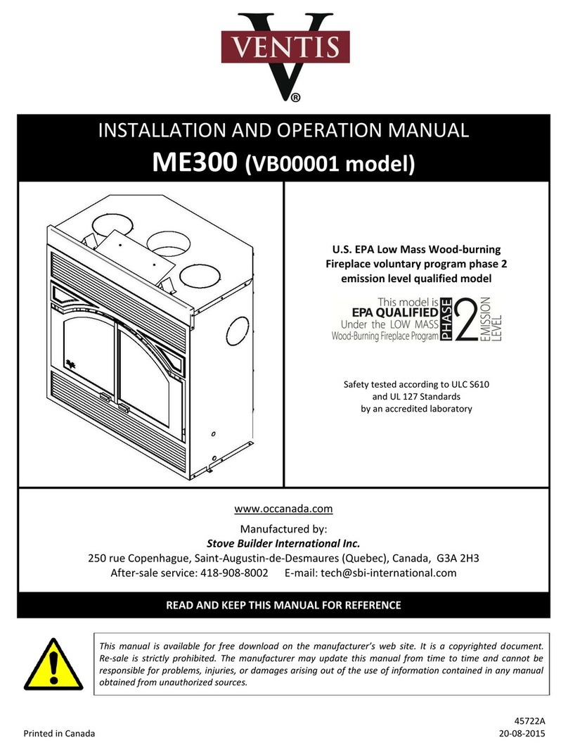 Ventis ME300 Manuel utilisateur Ventis ME300 Manuel utilisateur
