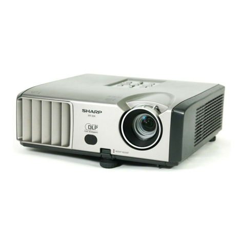 Sharp XR-30S - SVGA DLP Projector Manuel utilisateur