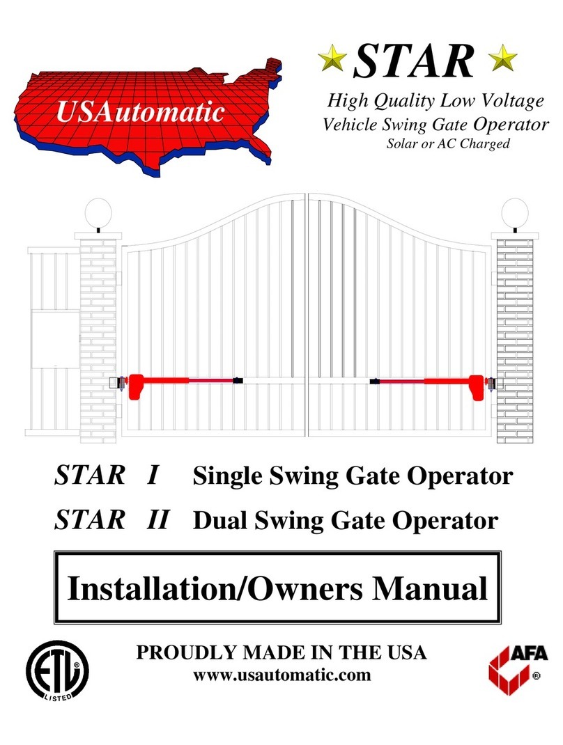 US Automatic STAR I Manuel utilisateur