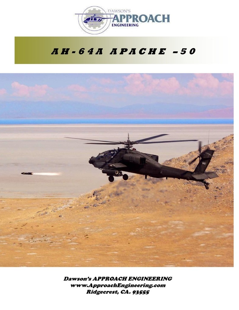 Approach Engineering AH-64A Apache-50 Manuel utilisateur Approach Engineering AH-64A Apache-50 Manuel utilisateur
