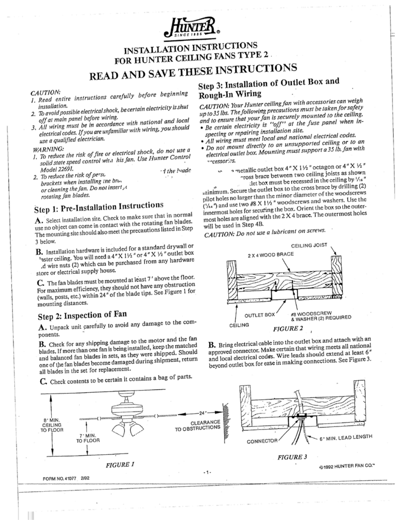 Hunter Type 2 Series Manuel utilisateur