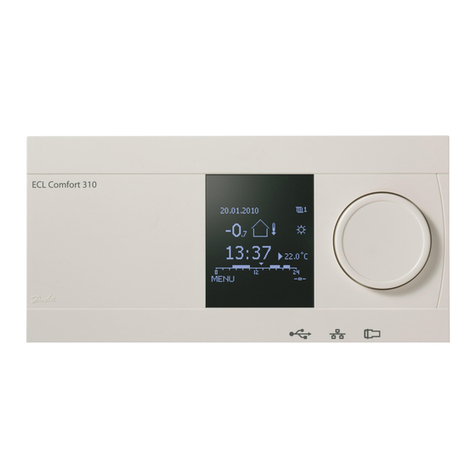 Danfoss ECL Comfort 310 Manuel d'instructions d'installation