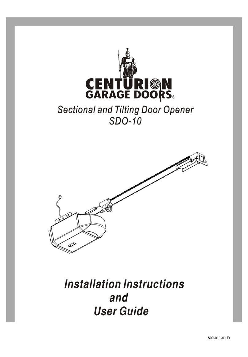Centurion SDO-10 Instructions de montage