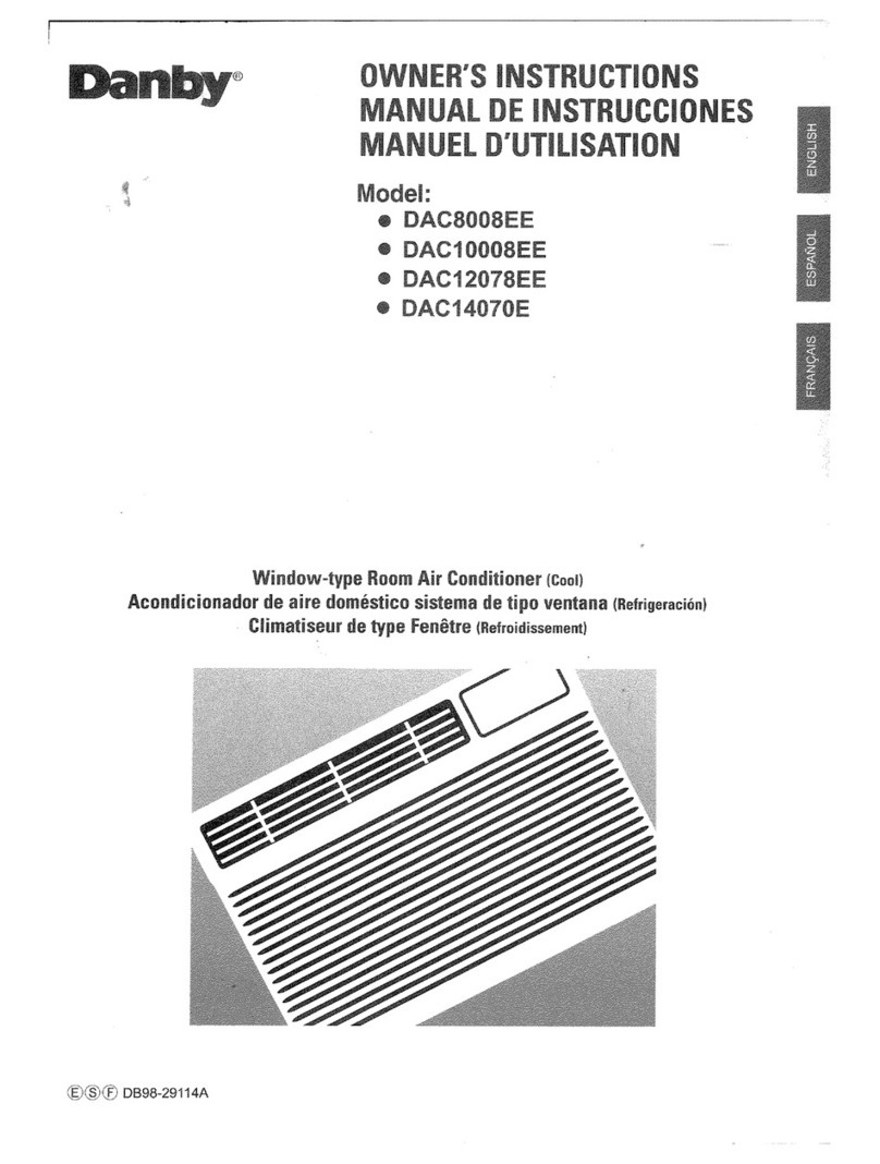 Danby DAC8008EE Manuel utilisateur