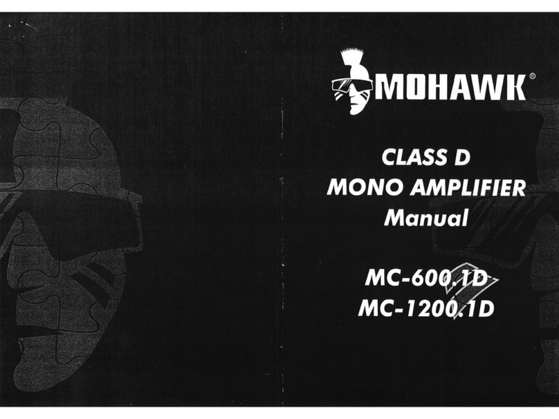 Mohawk MC-600.1D Manuel utilisateur