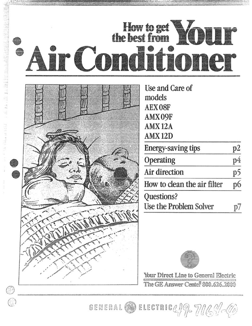 GE AEX08F Instructions d'installation