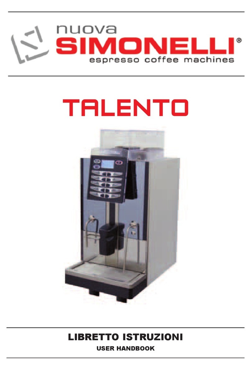 Simonelli TALENTO Manuel utilisateur